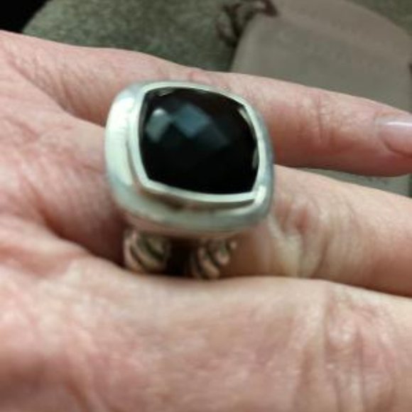 David Yurman Albion Black Onyx Ring - Picture 2 of 8